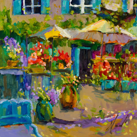 Colorful Courtyard in Bloom