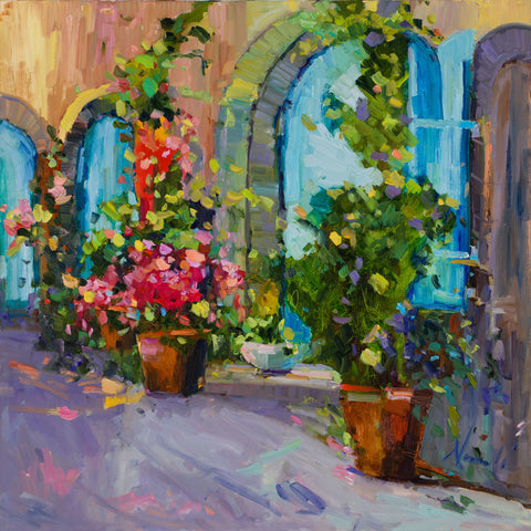 Strolling Through The Flowers