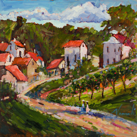 View of the Village on the Old Road